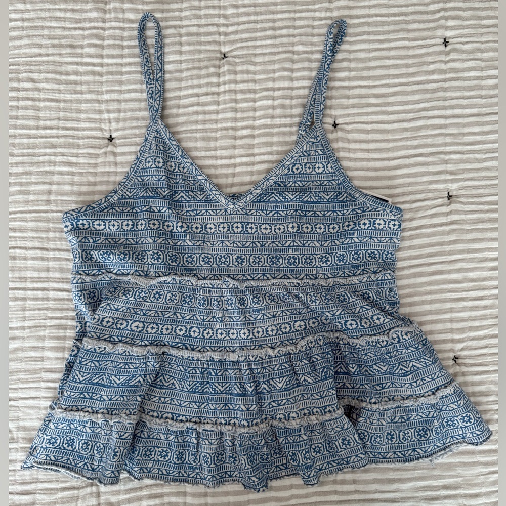 American Eagle Babydoll Tiered Tank